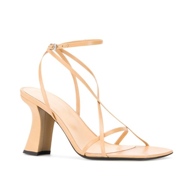 BY FAR curved heel sandals - Picture 1 of 8